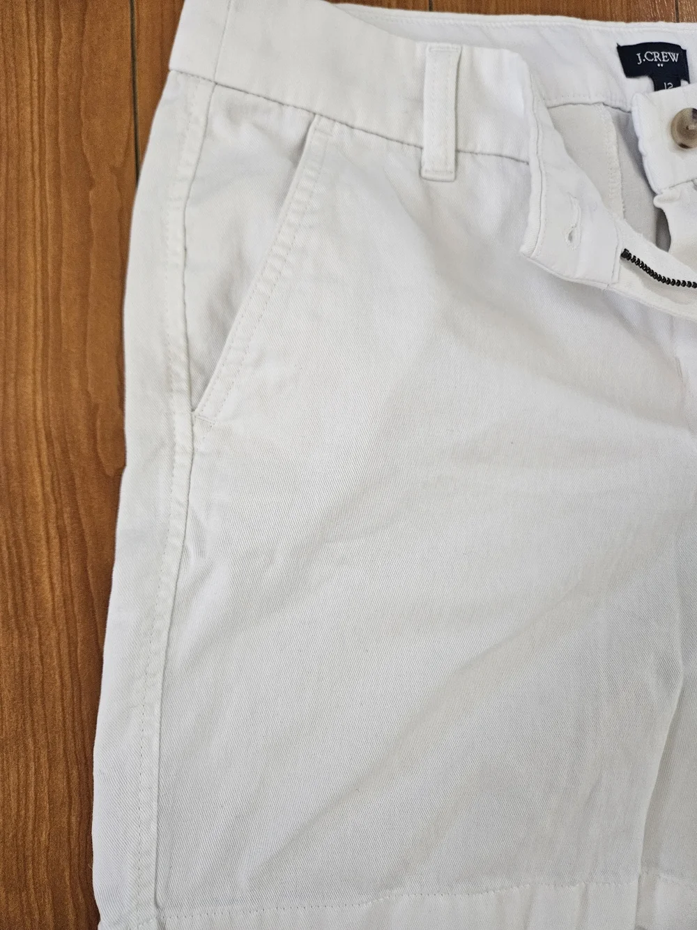 J. Crew white shorts